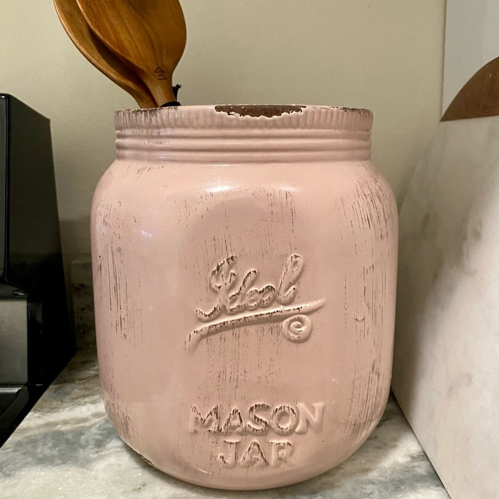 Mason Jar Utensil Holder